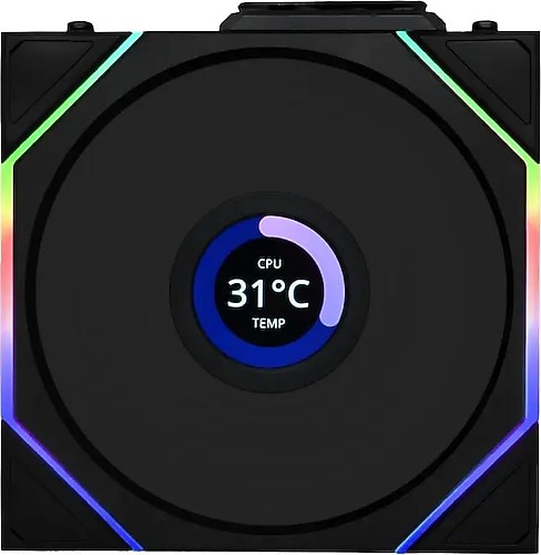 Lian Li UNI FAN TL Wireless LCD 120 Reverse G99.12RTLLCD1W1B.00