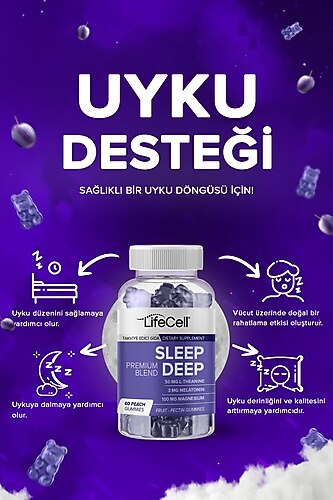Lifecell Sleep Deep 60 Gummies Fiyatları, Özellikleri ve Yorumları | En ...