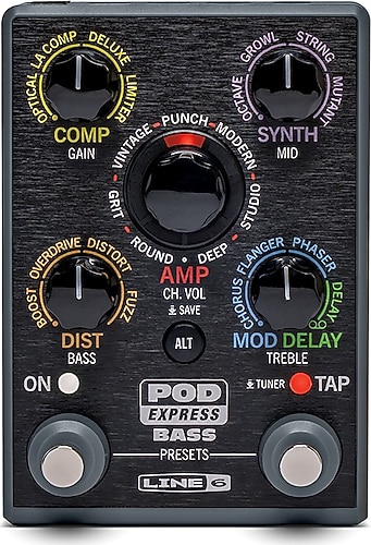 Line 6 POD Express Bass Multi Efekt Pedalı Fiyatları, Özellikleri