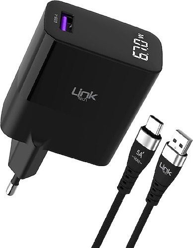 LinkTech G860 Premium 67 W Type-C Kablolu Hızlı Şarj Aleti