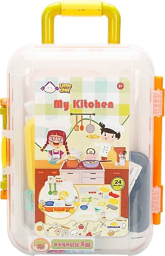 Little Chef 24 Parça Çekçekli Bavul Mutfak Seti Fiyatları