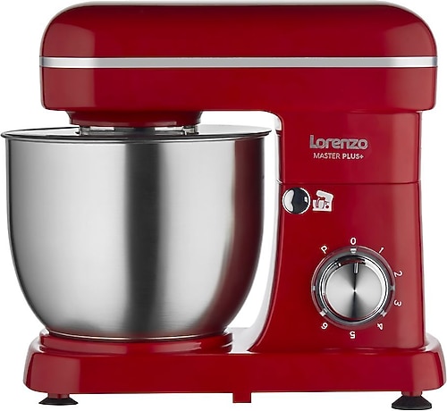 Lorenzo Masterplus 1500 W Kırmızı 6 lt Stand Mikser Fiyatları