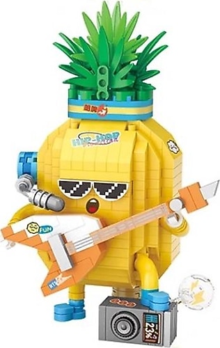 Loz Micro Block Gitarist Ananas LZ8847 430 Parça Yapım Seti