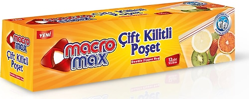 【まこみ】 Macromax Çift Kilitli Buzdolabı Poşeti 12'li Fiyatları