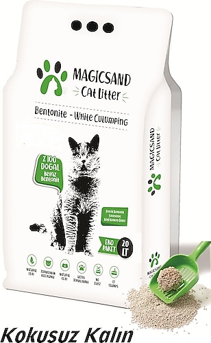 Magicsand Cat Litter Kokusuz Kalın Taneli 20 lt Kedi Kumu
