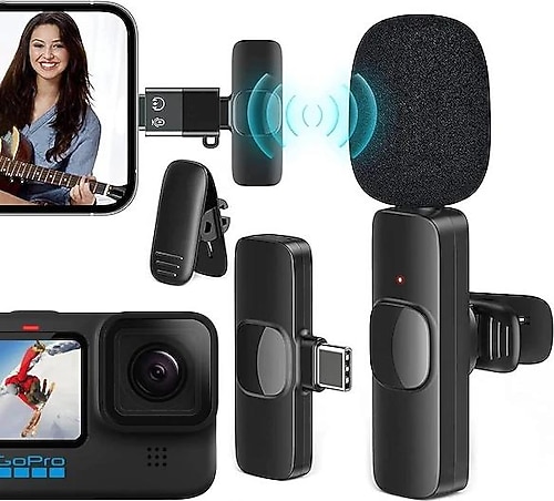 Magicvoice K8 Type-C Kablosuz Yaka Mikrofonu Fiyatları