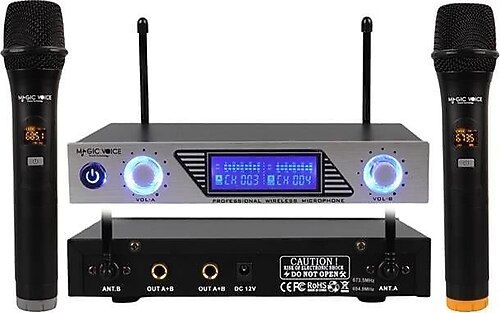 Magicvoice MV-1312EE UHF 2 El Kablosuz Telsiz Mikrofon Fiyatları