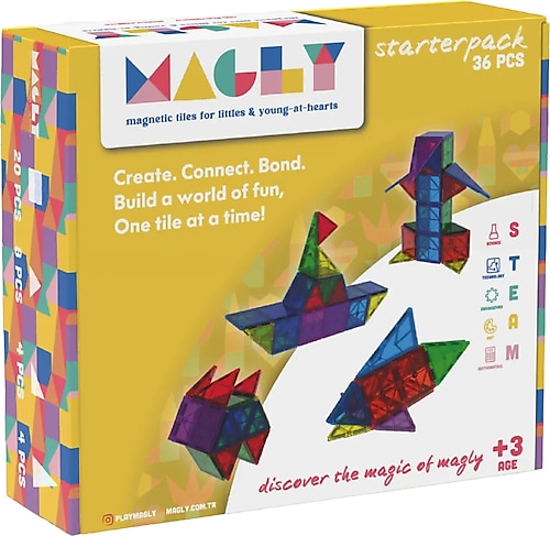 Magly 3 Boyutlu 36 Parça Manyetik Yapı Blokları Fiyatları