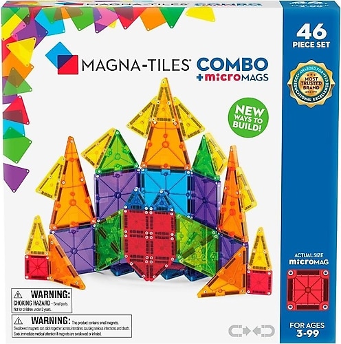 Magna-Tiles Combo +microMAGS 46 Parça Fiyatları, Özellikleri ve