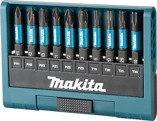 Makita E-12011 Impact Black 10 Matkap ve Vidalama Ucu Seti