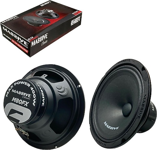 Massive MS-M80FX 400 W 20 cm Midrange Oto Hoparlör Fiyatları