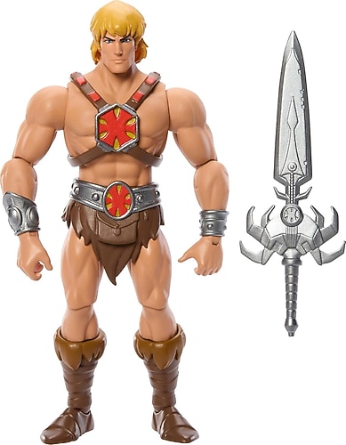 AMOS GREENFUZZ HELMUT TheHotDogManフィギュア Masters of the Universe Origins Cartoon He-Man Aksiyon Figürü