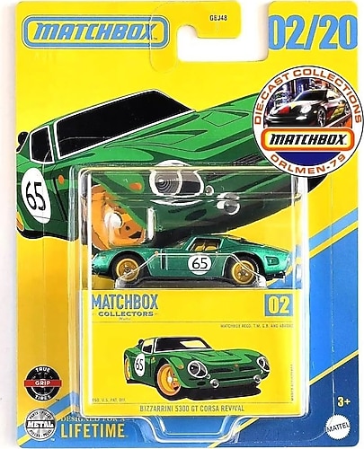 Matchbox Collectors Bizzarrini 5300 GT Corsa Revival GBJ48-JCL33