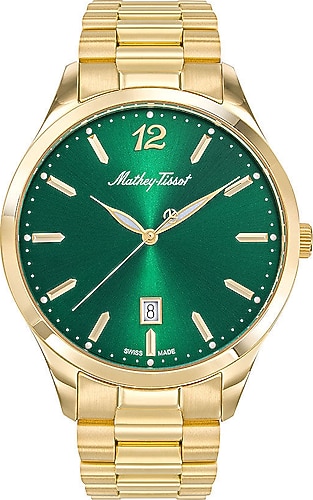 Mathey-Tissot Urban Metal H411MPV Altın-Yeşil Erkek Kol Saati
