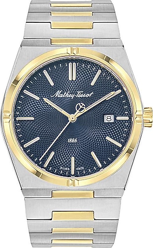 Mathey-Tissot Zeus H118BBU Altın-Lacivert Erkek Kol Saati