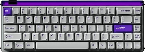 MelGeek Made68 Pro Plus Mor RGB %65 TKL TTC Purple Heart KOM