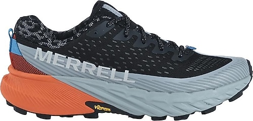 Merrell Agility Peak 5 J068051 Siyah-Gri-Turuncu Erkek Koşu
