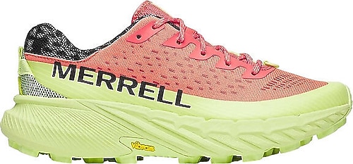 Merrell Agility Peak 5 J068372 Kırmızı-Sarı Kadın Koşu Ayakkabısı