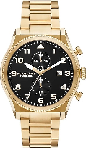 Michael Kors Panorama MK9195 Altın-Siyah Erkek Kol Saati Fiyatları