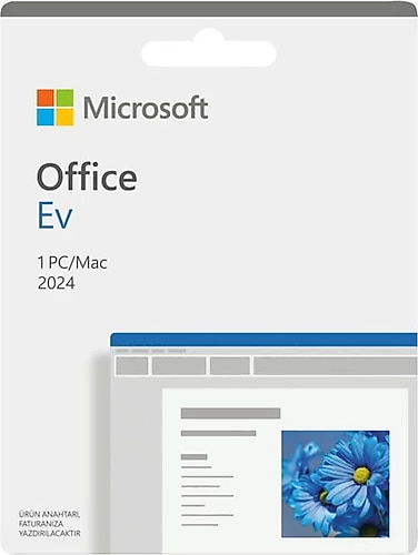 Microsoft Office 2024 Ev EP2-06804 Türkçe Elektronik Lisans