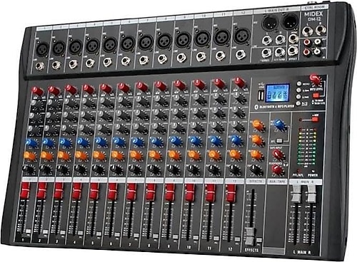 Midex DM-12 12 Kanal Ses Mikseri Fiyatları, Özellikleri ve
