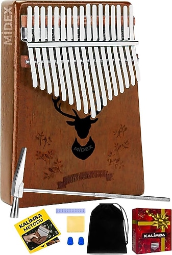 Midex KLX-880-PAK Ağaç 17 Tuşlu Full Set Kalimba Fiyatları