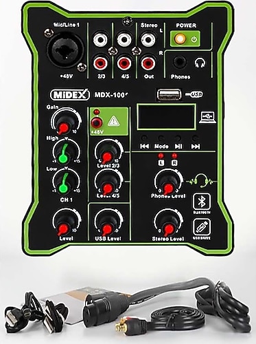 Midex MDX-100 Ses Kartlı Mikser Fiyatları, Özellikleri ve