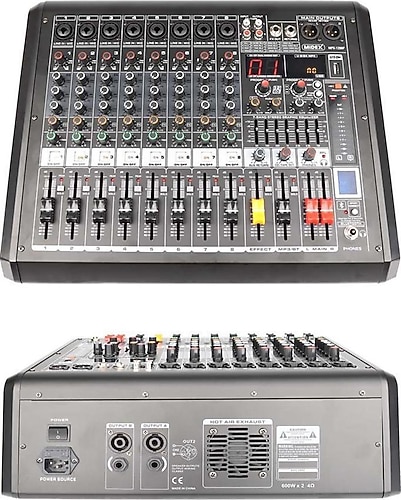 Midex MPX-1200P 8 Kanal Power Mikser Amfi Fiyatları, Özellikleri