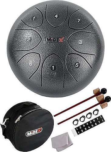 Midex TD-88SL 8 inç Çelik Dil Handpan Fiyatları, Özellikleri ve