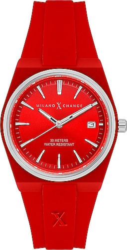 Milano X Change MXL5111 Kırmızı Silikon Kordon Kadın Kol Saati