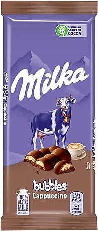Milka Cappuccino Bubbles Çikolata 97 gr Fiyatları, Özellikleri ve