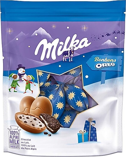 Milka Xmas Bonbon Oreo Dolgulu Çikolata 86 gr Fiyatları