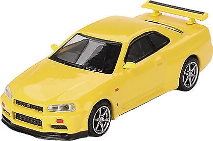 Mini GT MGT00762 Nissan Skyline GT-R R34 V-Spec Lightning Yellow 1