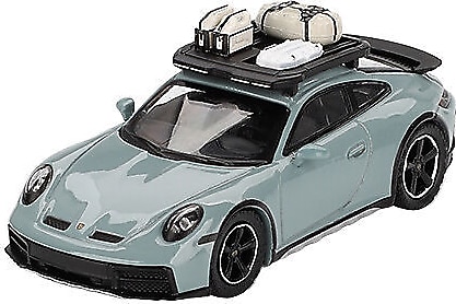 Mini GT MGT00780 Porsche 911 Dakar Shade Green Metallic 1:64 Model