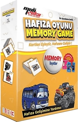 Moli Toys Taşıtlar Serisi Hafıza Oyunu