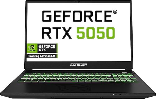 Monster Abra A5 V22.1.1 i7-13620H 16 GB 1 TB SSD RTX5050 15.6