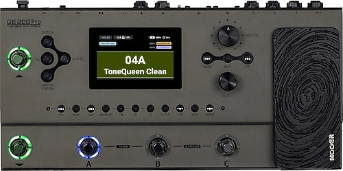 ギター MOOER GE200 Mooer GE200 Ampli Modelleme ve Çoklu Gitar Efekt Prosesörü
