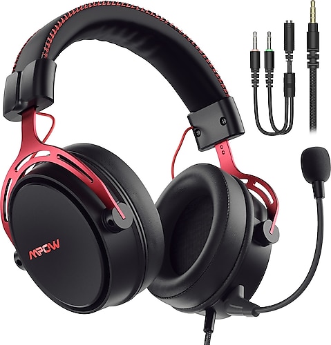 Mpow MPBH439AR Air SE Kablolu Mikrofonlu Kulak Üstü Oyuncu Kulaklığı