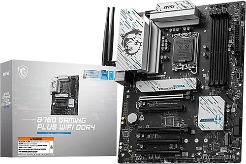 MSI B760 Gaming Plus Wi-Fi Intel LGA1700 DDR4 ATX Anakart