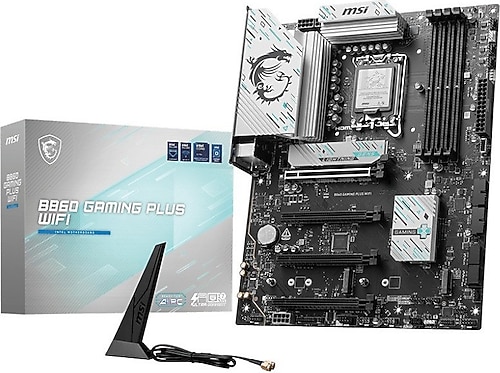 MSI B860 Gaming Plus Wi-Fi Intel LGA1851 DDR5 ATX Anakart