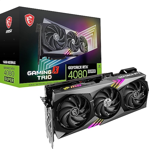 【送料込み！】MSI GeForce RTX 4080 MSI RTX 4080 Super Gaming X Trio 256 Bit GDDR6X 16 GB Ekran Kartı
