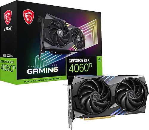 MSI RTX 4060 TI Gaming 8G 128 Bit GDDR6 8 GB Ekran Kartı Fiyatları