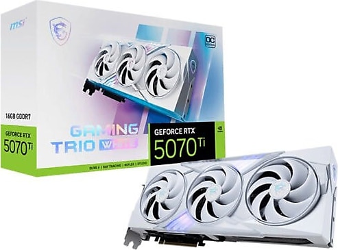 MSI RTX 5070 TI 16G Trio OC White G507T-16GTCW 256 Bit GDDR7 16 GB
