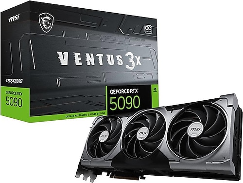 MSI RTX 5090 32G Ventus 3X OC G5090-32V3C 512 Bit GDDR7 32 GB MSI RTX 5090 32G Ventus 3X OC G5090-32V3C 512 Bit GDDR7 32 GB