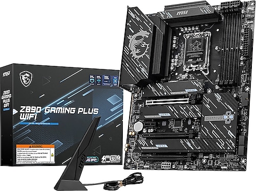 MSI DDR5 16GB（8GB×2）シルバー メモリ MSI Z890 Gaming Plus Wi-Fi Intel LGA1851 DDR5 ATX Anakart