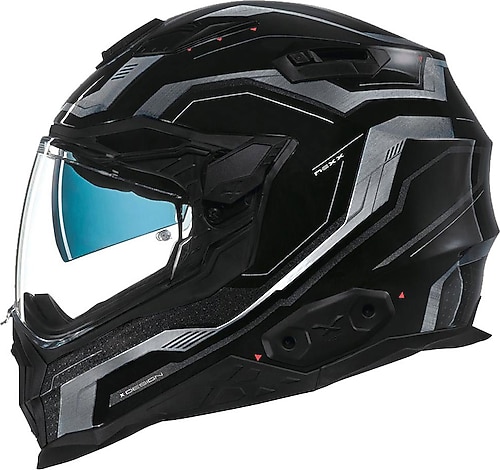 Nexx X.WST 2 Supercell Gri Siyah Full Face Motosiklet Kaskı