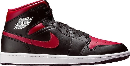 Nike Air Jordan 1 Mid Retro DQ8426-067 Siyah-Kırmızı Sneaker