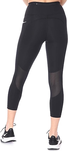 Nike Dri-Fit Fast Crop Siyah Kadın Koşu Tayt CZ9238-010 Fiyatları,  Özellikleri ve Yorumları