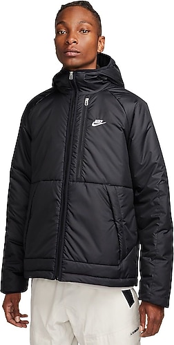Nike Therma-Fit Repel DX2038-010 Kapüşonlu Siyah Erkek Şişme Mont