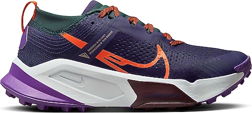 Nike Zoomx Zegama Trail Kadın Mor-Turuncu Koşu Ayakkabısı DH0625